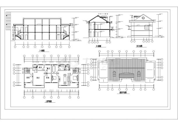 农村住宅全套施工设计cad图，含结构设计说明-图二