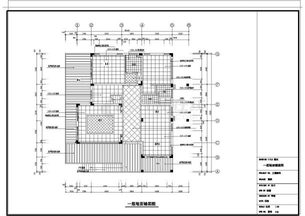 三亚某双层别墅CAD框架结构设计大样完整施工图-图一