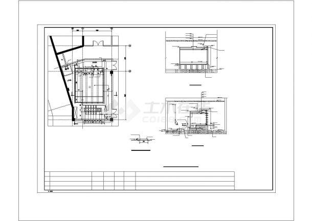 某地下室排水设计CAD详图-图二