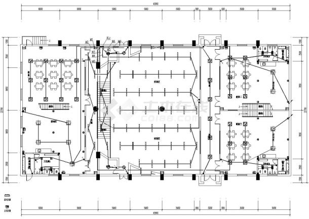 某地区幼儿园改扩建工程电气设计参考CAD图-图二