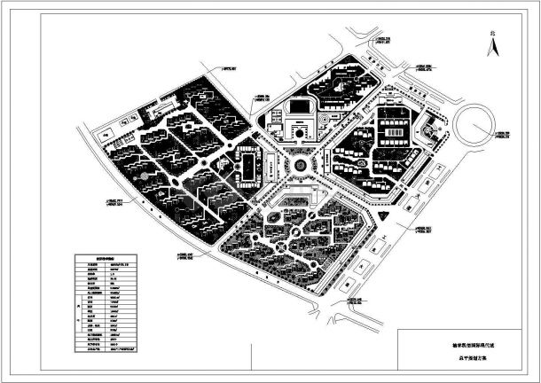 某现代城CAD全套设计完整大样规划方案-图一