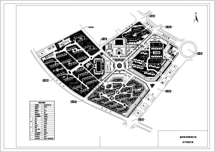 某现代城CAD全套设计完整大样规划方案_图1