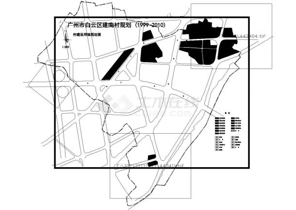 某村建设用地土地利用CAD全套设计规划-图一