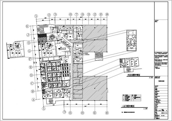 某桑拿空间装修设计cad全套施工图（含结构设计，含实景+效果图）_图1