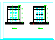 某小区多层住宅楼建筑方案施工图纸_图1