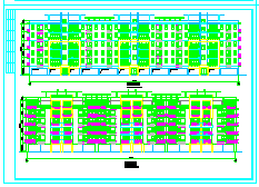 [北京]某多层住宅楼建筑设计平立cad施工图纸-图二