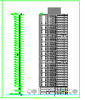 江南多层住宅楼建筑CAD详图布置图-图一