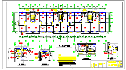 [上海]某整套商住楼建筑设计cad施工图-图一