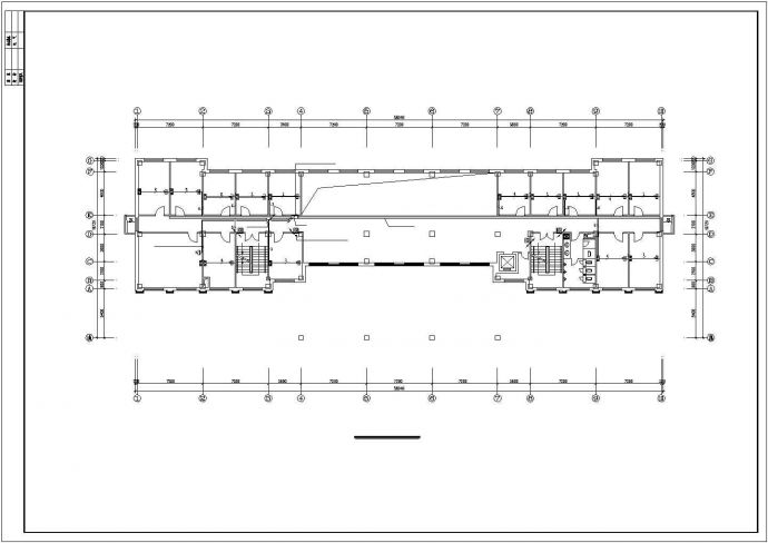 办公楼电气设计方案系统布置CAD图_图1