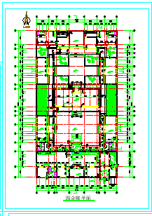 北京四合院全套CAD建筑设计施工图-图一