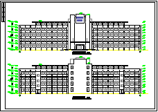 大型办公楼建筑详细设计cad方案施工图