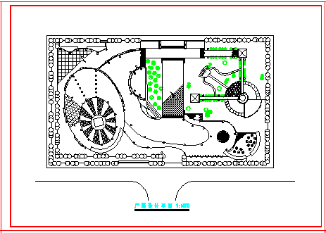 某大型广场规划cad方案设计图纸_图1
