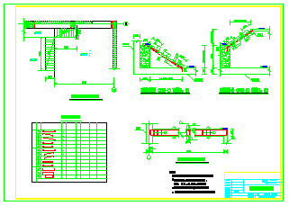 大型水电站厂房施工cad设计图纸-图二