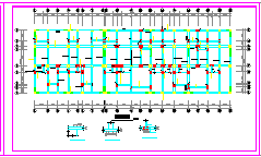 底框住宅楼cad结构施工设计图（1托6）_图1