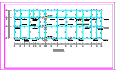 底框住宅楼cad结构施工设计图（1托6）-图二