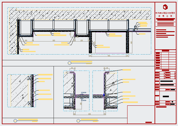 某南京办公室CAD完整装修设计施工图节点图_图1