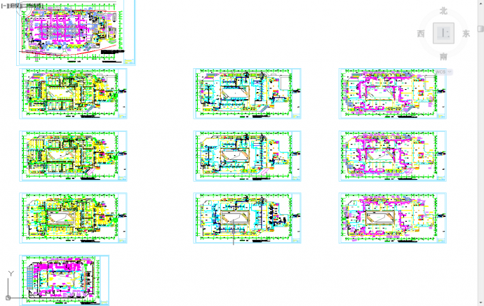 五套cad常用空调系统节能系统设计图纸_图1