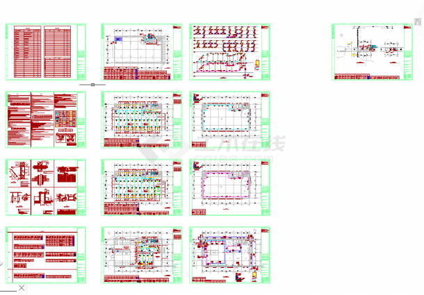 五套cad常用空调系统节能系统设计图纸-图二