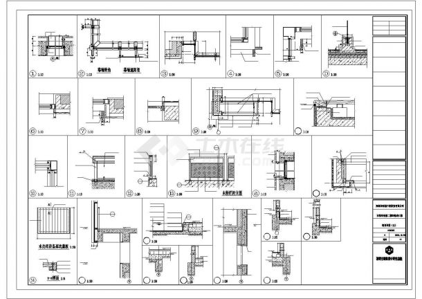 广东独栋别墅建筑设计施工图CAD-图一