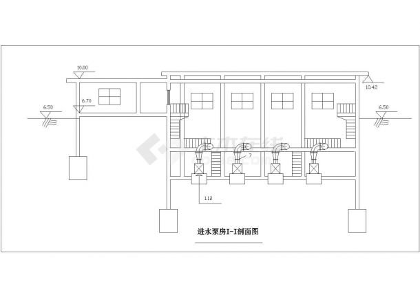 邯郸市城北区某大型污水处理厂AAO工艺全套设计CAD图纸-图一