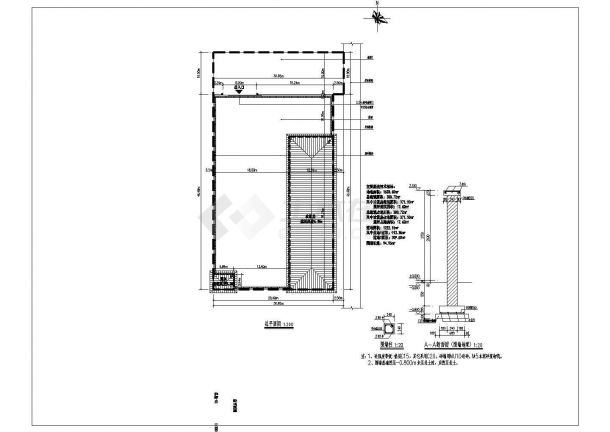 一个垃圾中转站建筑设计图-图一