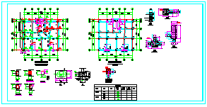 二层建筑底框结构施工cad设计图_图1