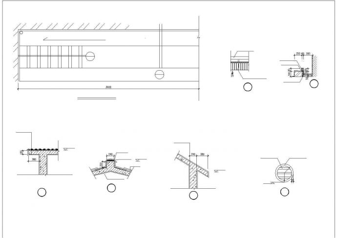某地区公园小公厕建筑方案设计施工CAD图纸_图1