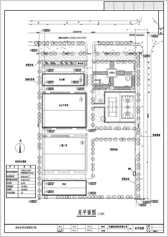 某公司总规划详细方案设计施工CAD图纸_图1