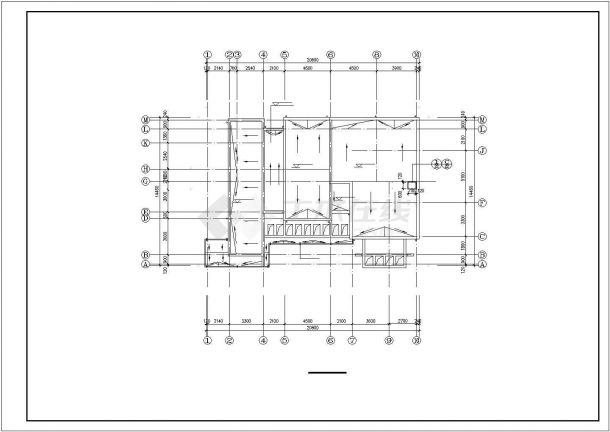 某地区砖混结构城市环卫班点转运站及公厕建筑方案设计施工CAD图纸-图一