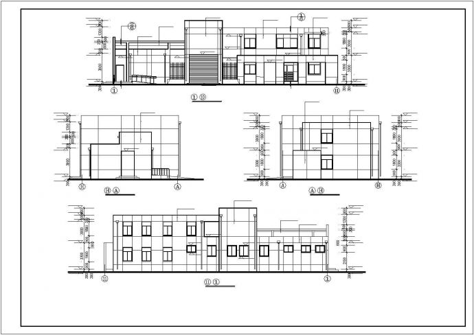 某地区砖混结构城市环卫公厕建筑方案设计施工CAD图纸_图1