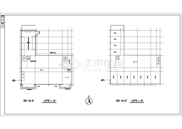 某招待所建筑扩出图CAD详细施工构造图纸-图一