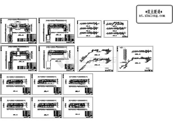 卫生防疫站空调设计施工图(cad)-图一