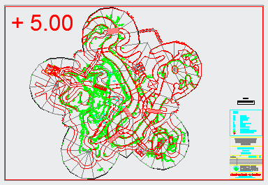 某华南植物园主温室CAD全套设计完整竖向设计-图一