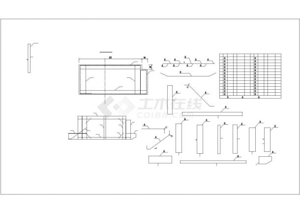  Design reference drawing of a steel pipe concrete arch bridge - Figure 1