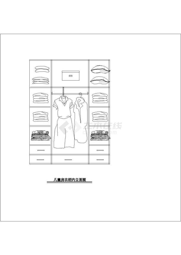 小户型装饰设计参考cad图-图一