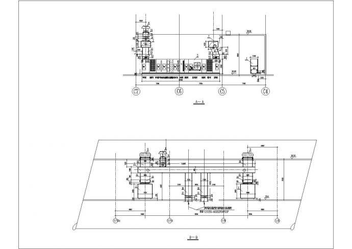 某地集中控制楼空调系统CAD设计图_图1
