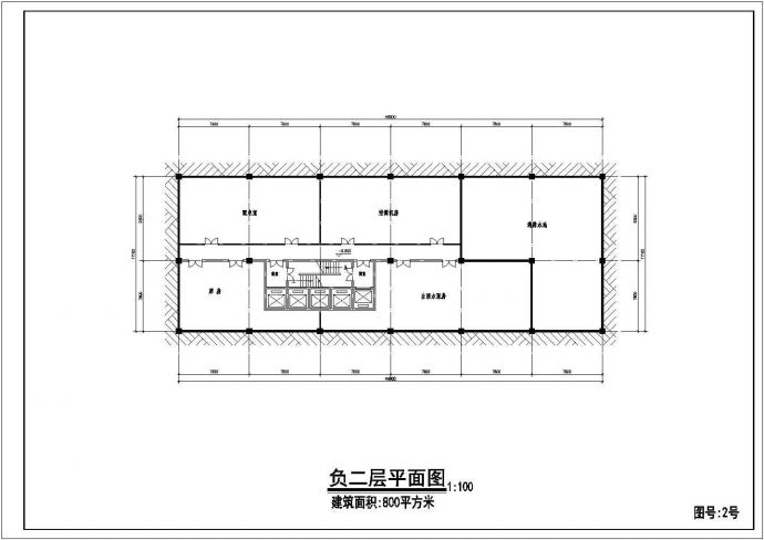 某重庆佳乐大厦CAD建筑施工设计完整方案图_图1
