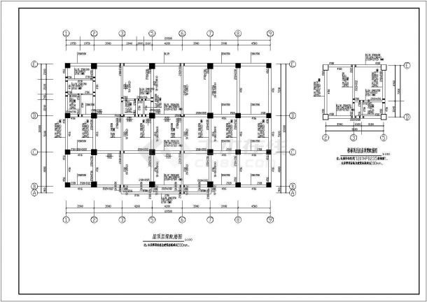 某多层宾馆全套建筑CAD设计完整施工图附房-图一