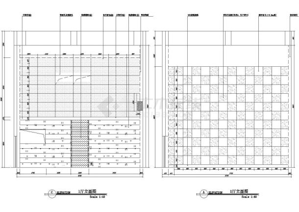 最新整理保利国际电影院装饰工程设计全套cad图纸-图二