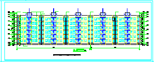 小区多层住宅建施设计CAD图_图1