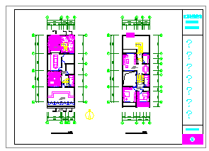 三层独栋别墅建筑施工设计图（含设计说明）-图二