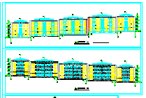 跃层多层住宅楼全套建施设计CAD图纸-图二