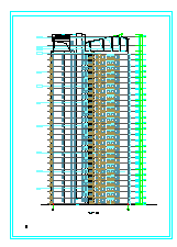 重庆某高层建筑cad施工图全套-图二