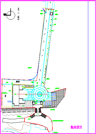 某人民公园CAD完整构造施工图全套竖向设计