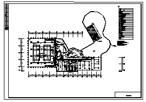 某二层带地下室会所电气施工cad图(含动力，照明系统设计)-图二