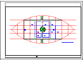 观光塔建筑设计图CAD平面布置参考图-图二