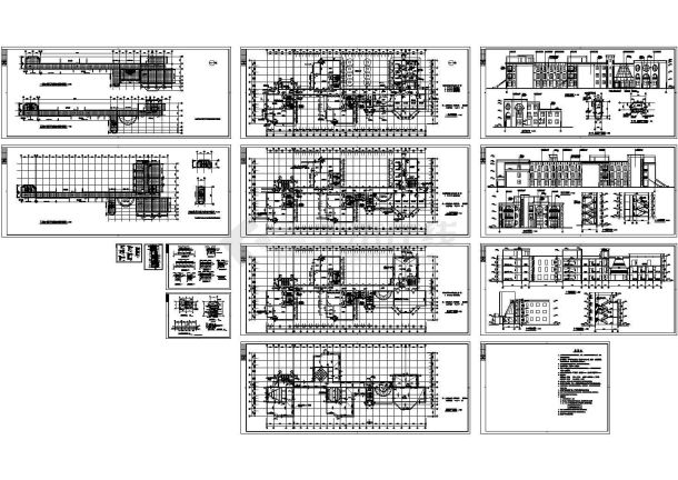经典幼儿园施工图cad设计图-图一