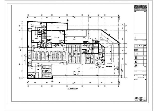 某购物中心八层钢框架结构电影院建筑设计CAD施工图-图一
