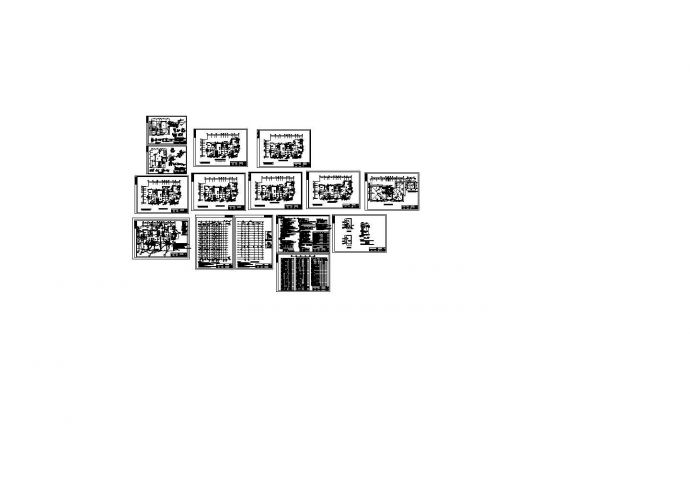 广东某高层塔式住宅给排水设计CAD图_图1