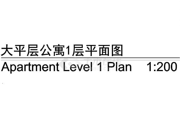 绿地嘉园小区6层住宅楼建筑设计CAD施工图-图一